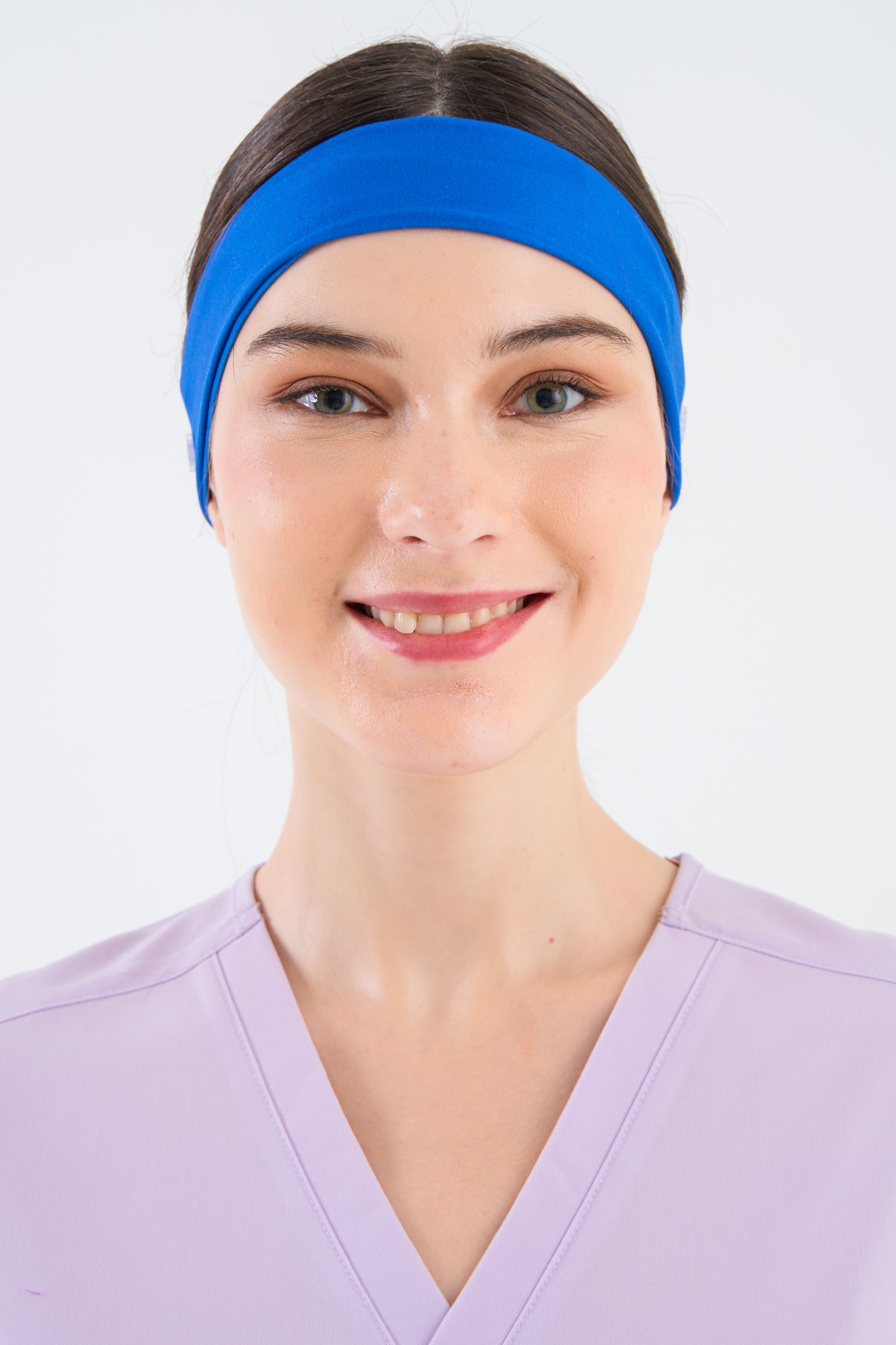 Royal Blue Headband and Mask Holder