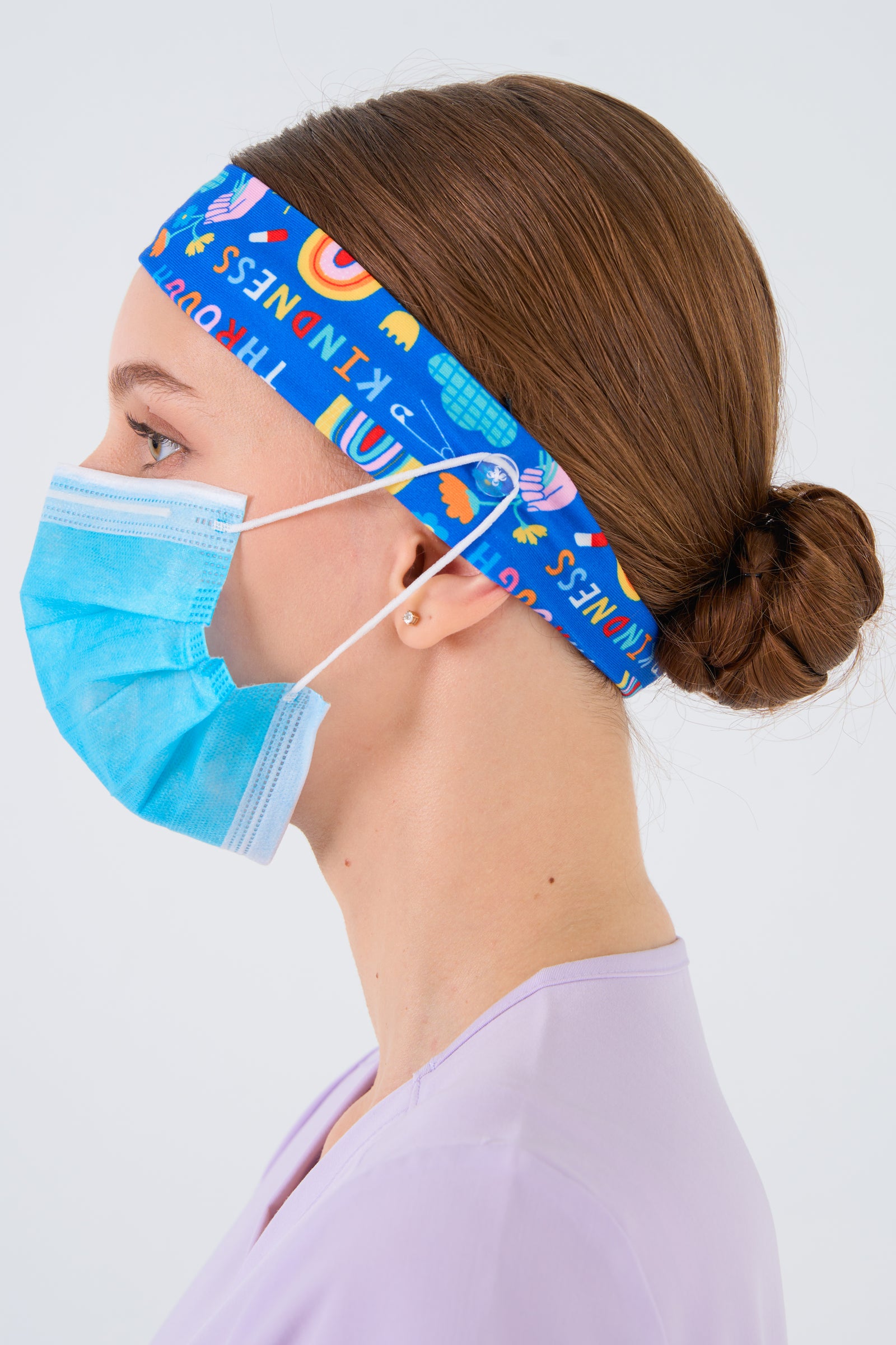Strength Through Kindness Headband and Mask Holder