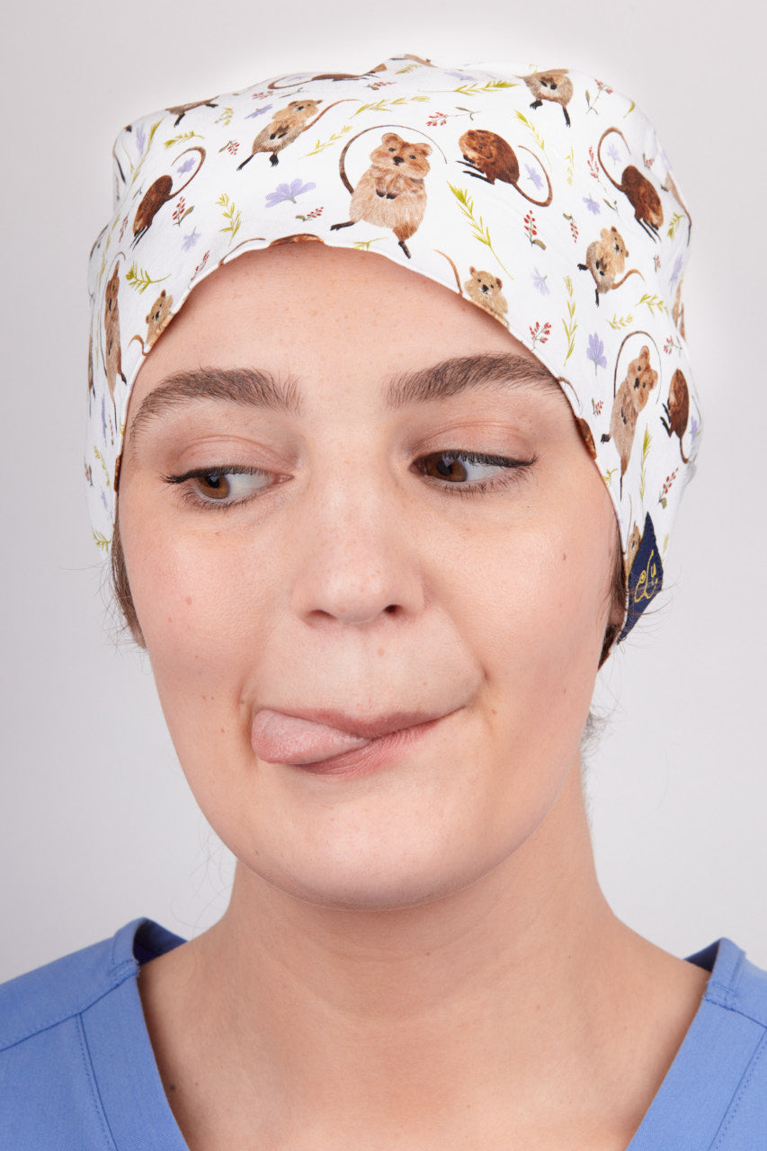 Quokkas Scrub Cap by AndeeTee