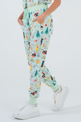 Christmas Tails Women’s 6-Pocket Joggers