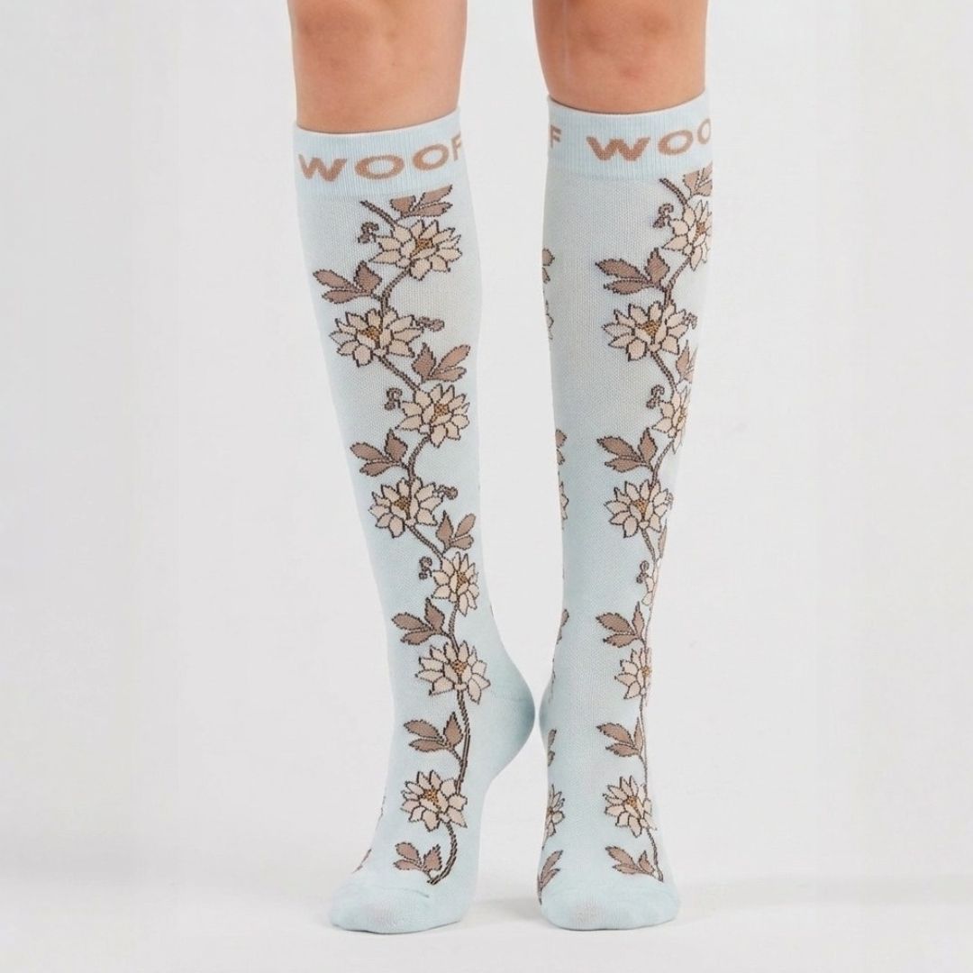 Flower Chain Bamboo Compression Socks