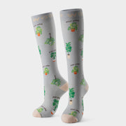 Positive Vibes Bamboo Compression Socks 4 Pack