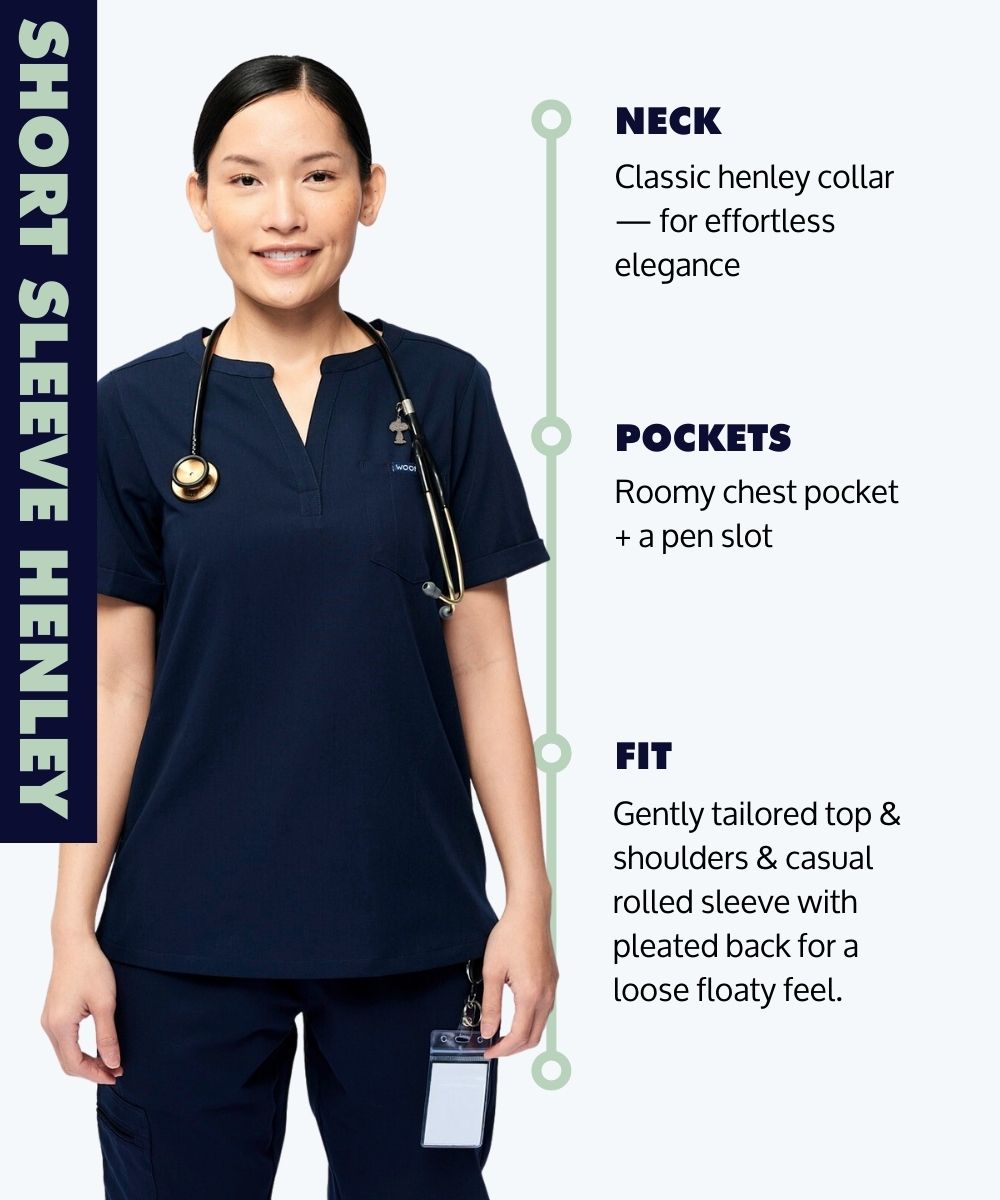 short sleeve henley