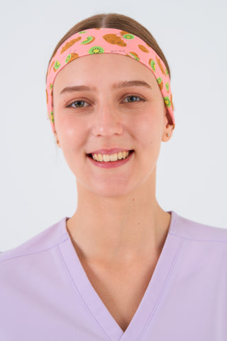 Kiwi Fruit Headband and Mask Holder