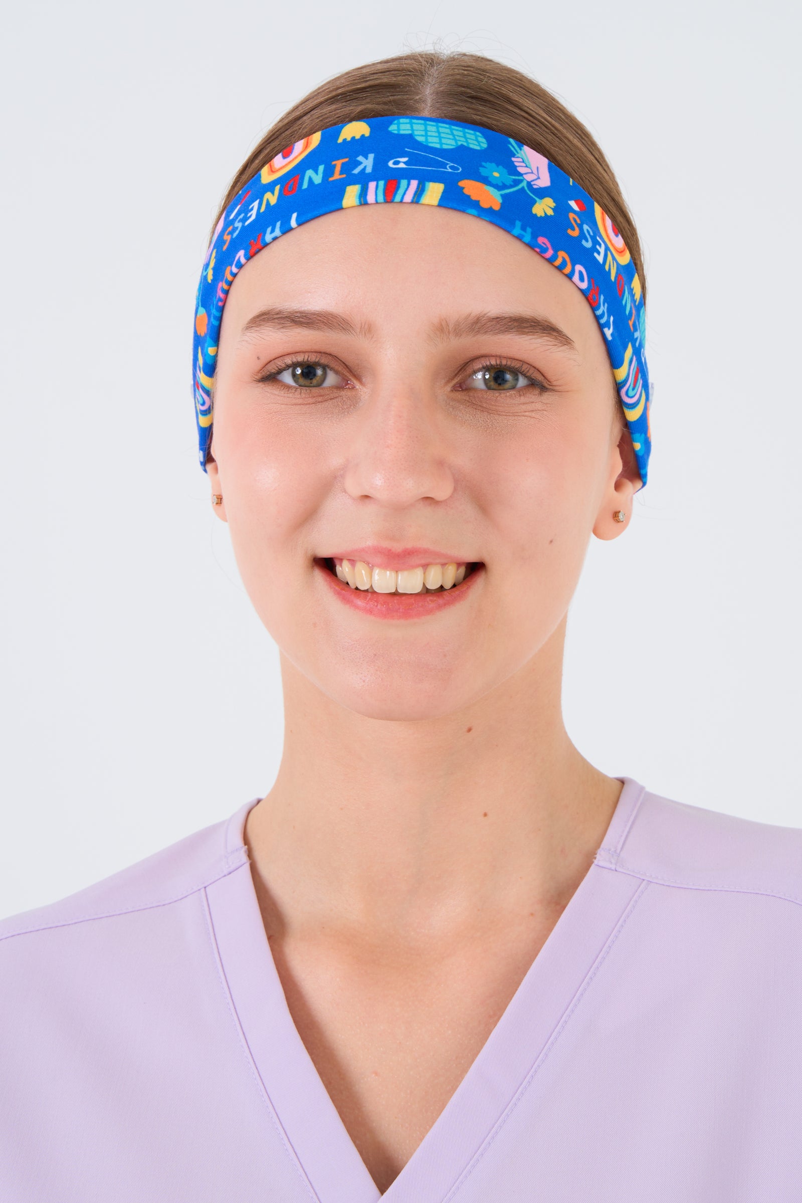 Strength Through Kindness Headband and Mask Holder