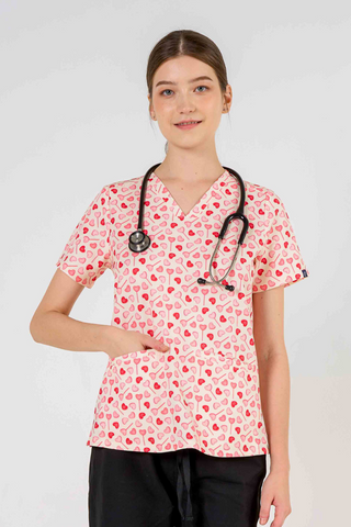 Sweetheart Women’s 3-Pocket Scrub Top