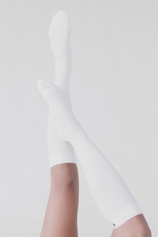 White Bamboo Compression Socks